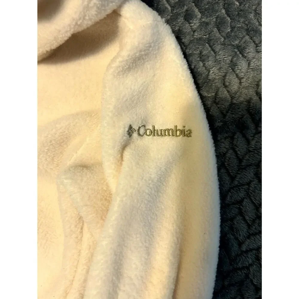 Columbia Infant Tiny Bear II Bunting Coverall Kids 18-24M White Fleece Front Zip